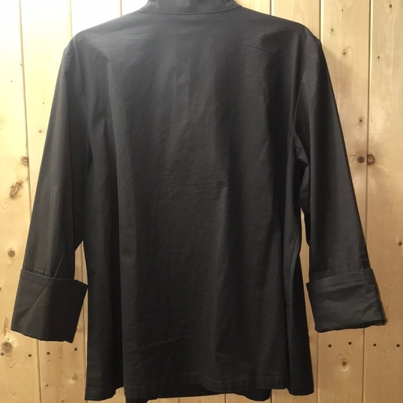 Coldwater Creek black trouser style jacket large - Picture 3 of 6